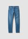 Light-wash slim-fit stretch cotton jeans_0