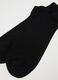 Triple Pack Black Stretch Cotton Blend Sports Socks_1