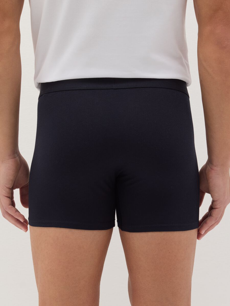 Three-pack midi boxer shorts with external elastic_3