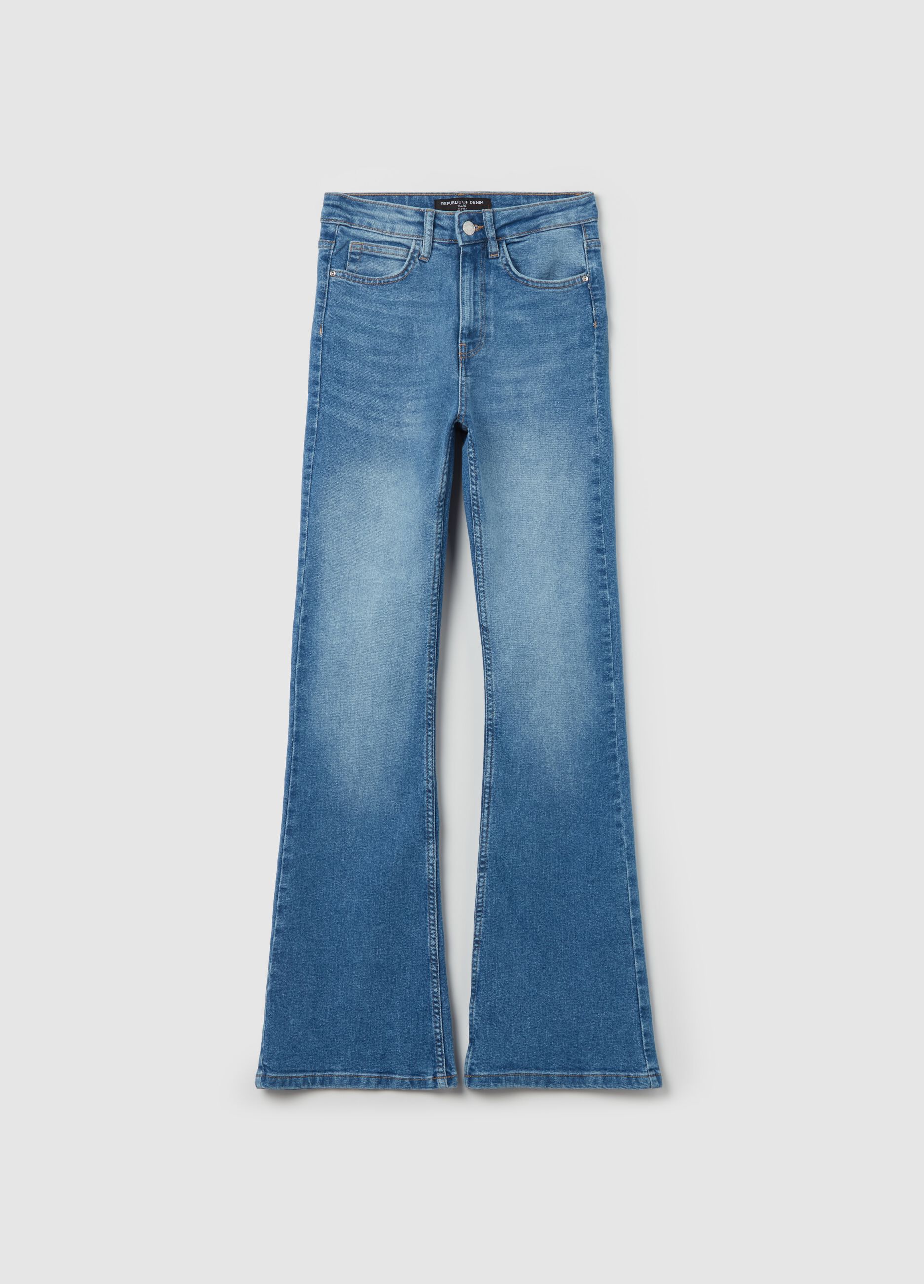 Jeans flare fit cinque tasche