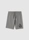 Boys' pure cotton grey shorts with regular fit_3