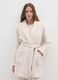 Beige robe with belt and pockets_0