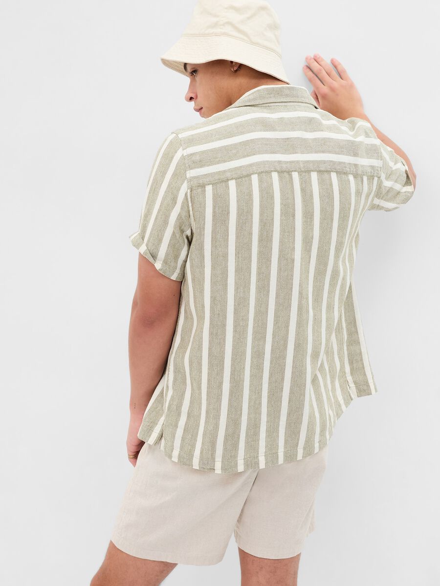 Short-sleeved shirt with pockets_1