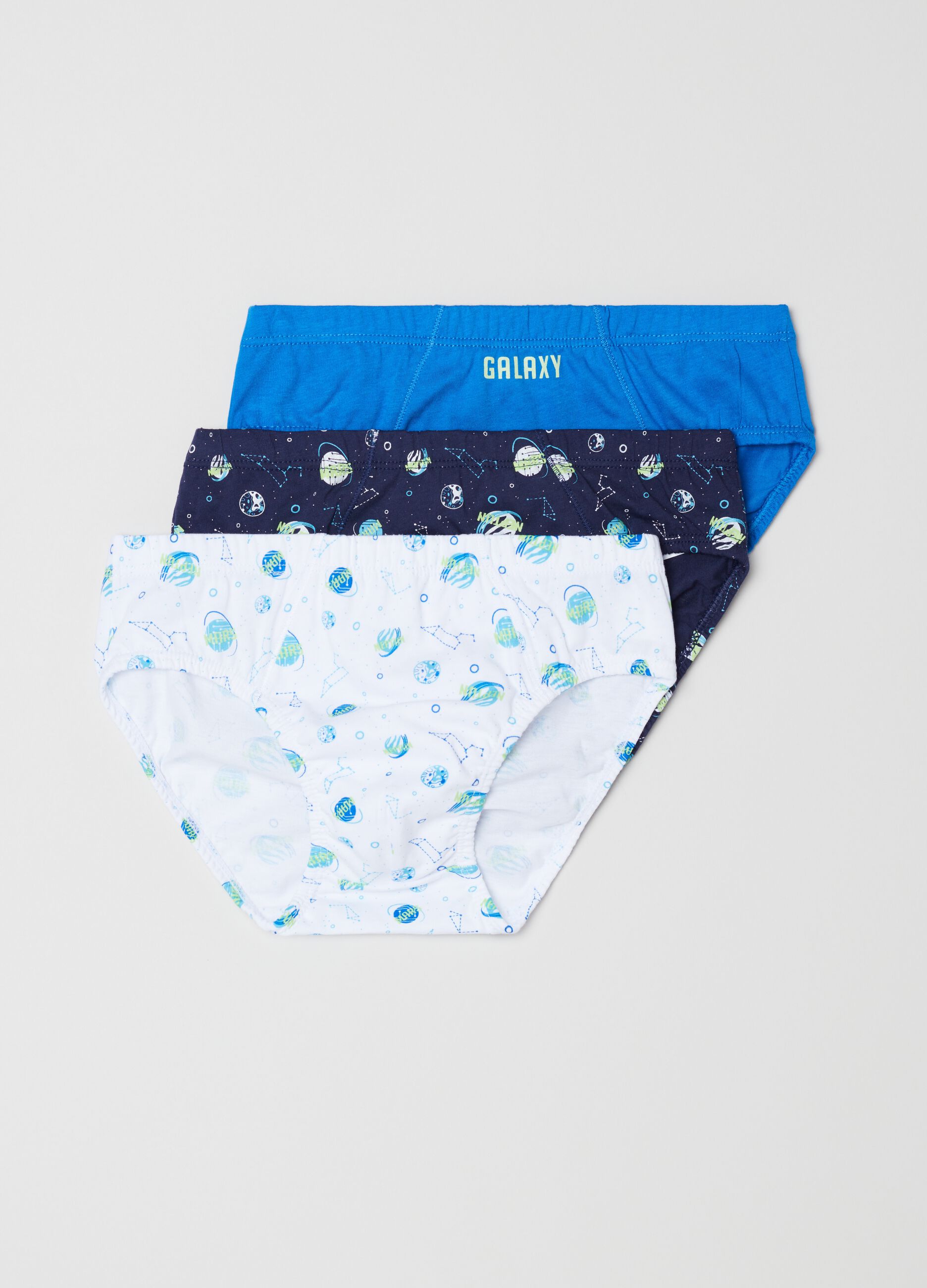 Tripack slip in cotone con stampa_0