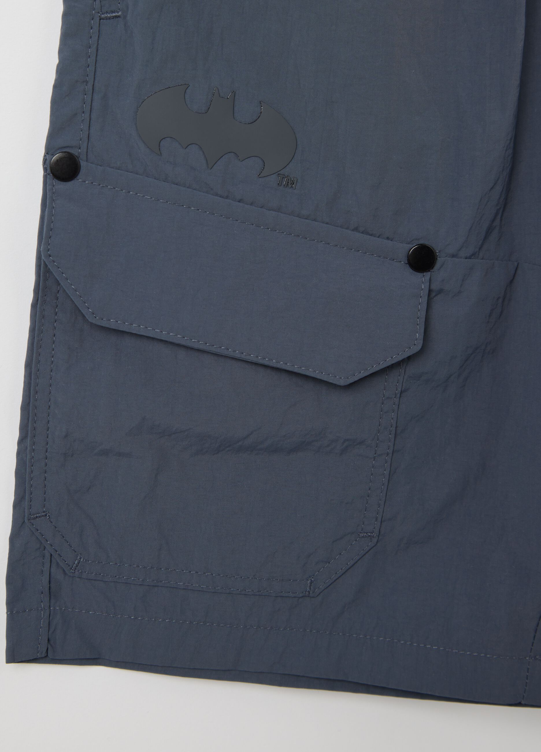 White and grey Batman jogging set