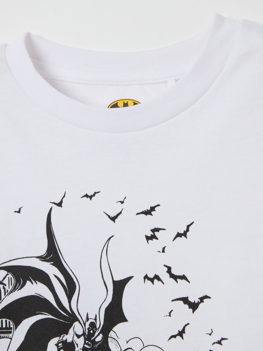 Cotton T-shirt with Batman print_2