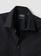 Black slim-fit shirt with classic collar, easy iron_6
