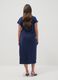 Blue stretch-cotton midi dress_3