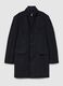 Single-breasted regular fit black coat_4