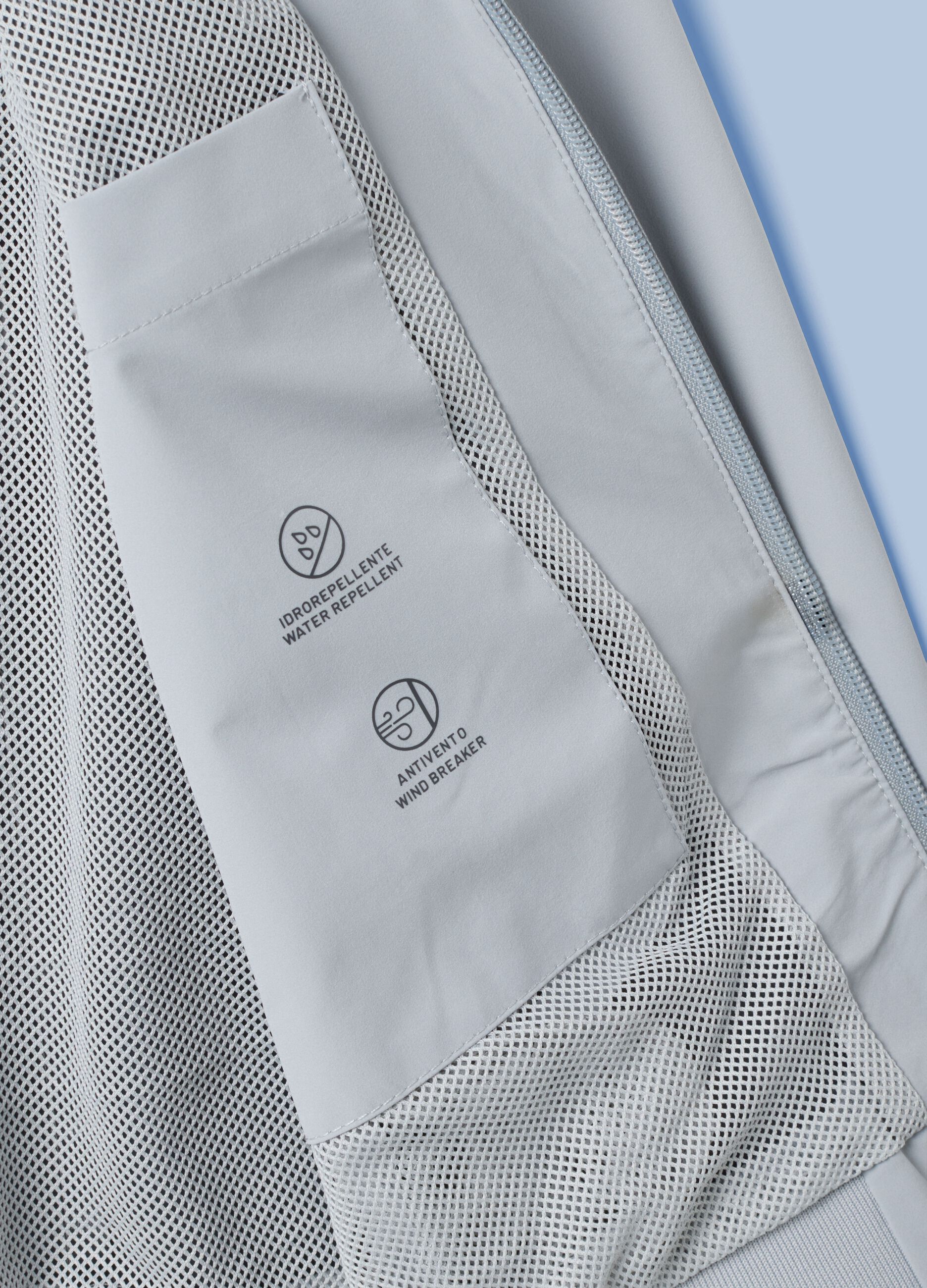 ALTAVIA SAILING grey windbreaker sports jacket with zip