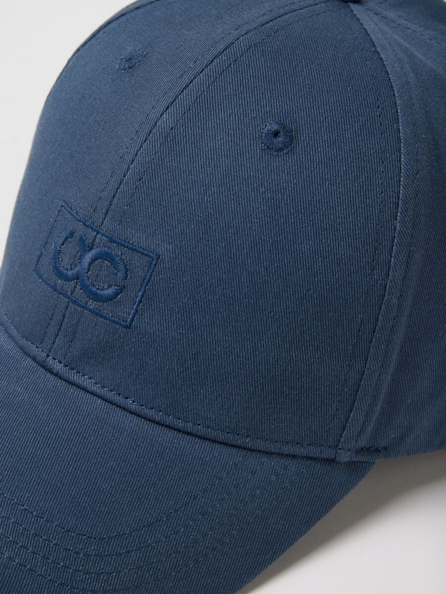 Blue Pure Cotton Regular Fit Baseball Cap_2