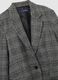 Grey checked blazer with oversized fit_5