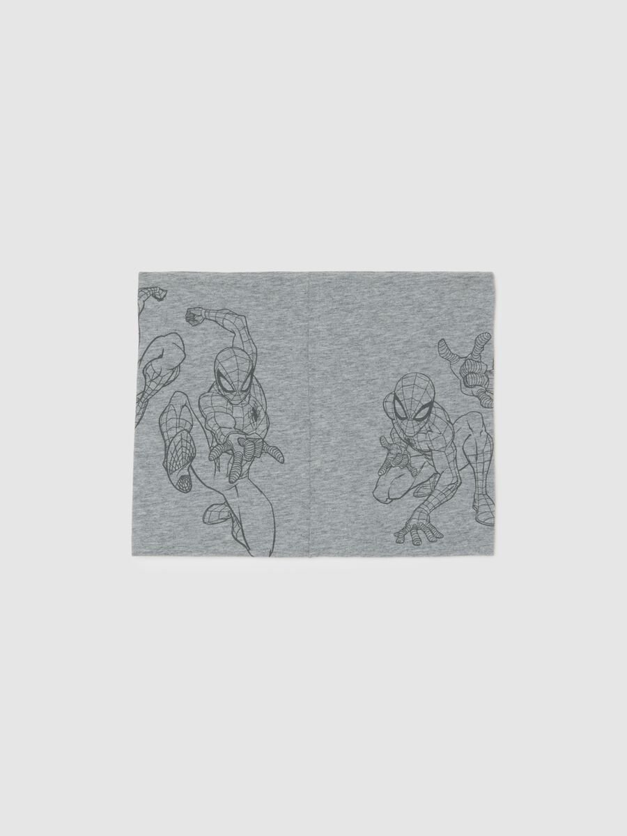 T-shirt da bambino in cotone grigia con Spider-Man_1