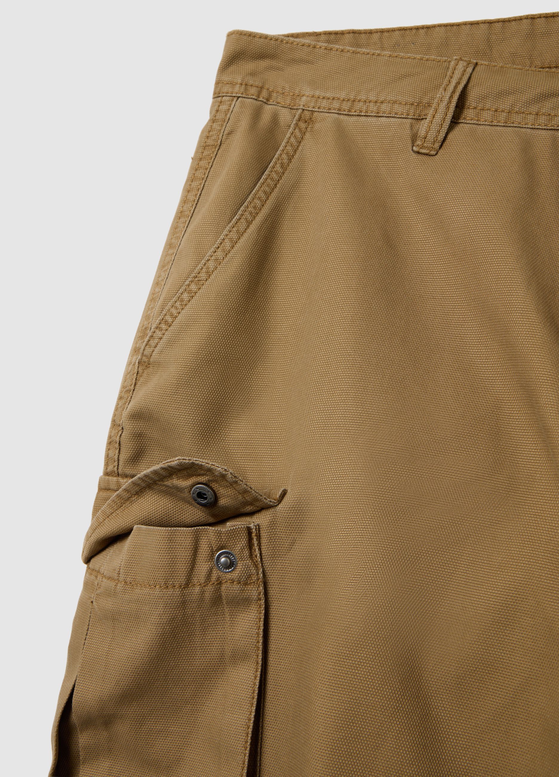 Men's brown pure cotton regular fit shorts