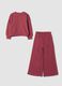 Red cotton-blend jogging set with sweatshirt and Lilo & Stitch print_1