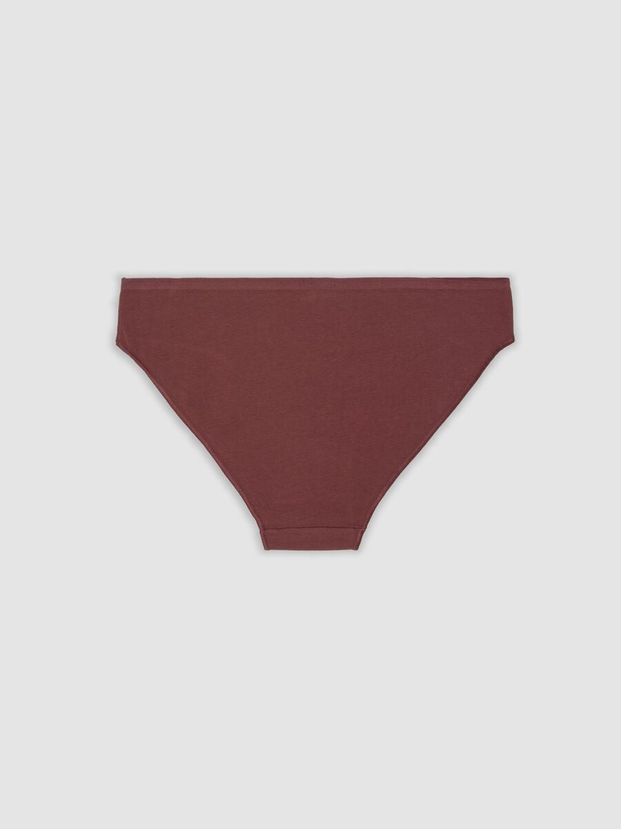 Multipack di cinque slip multicolor in cotone organico elasticizzato_5