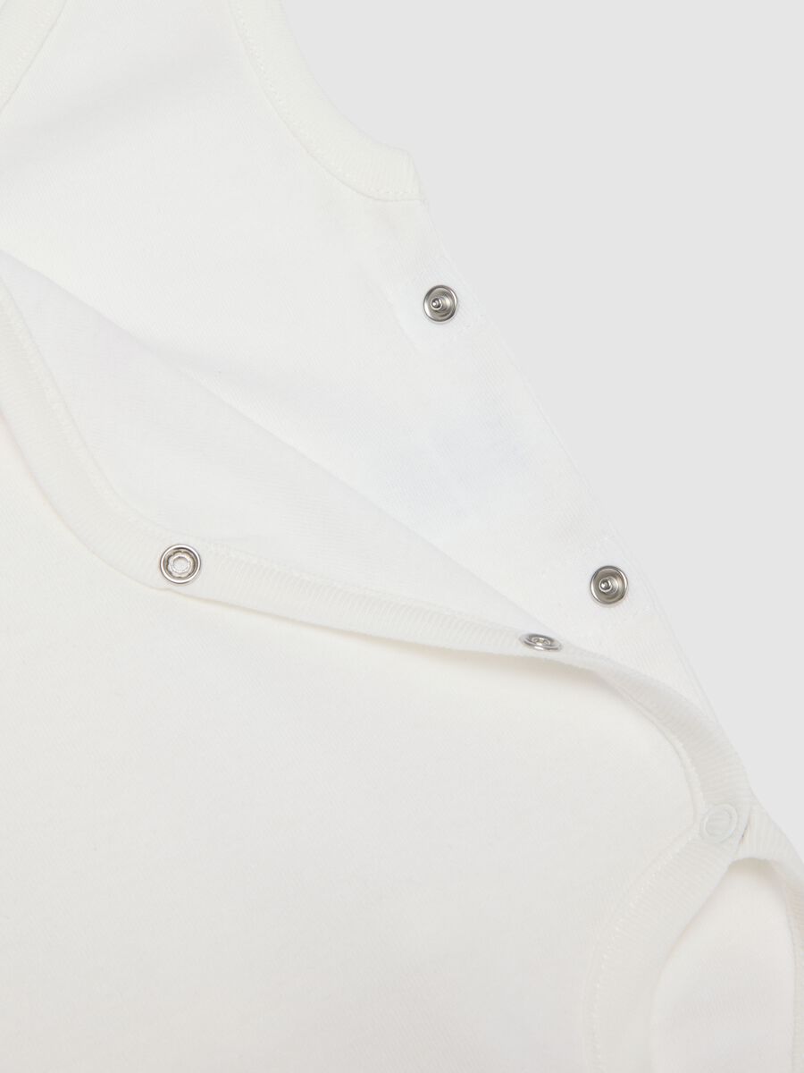 Two-pack multicolour pure cotton bodysuit regular fit for girls_3