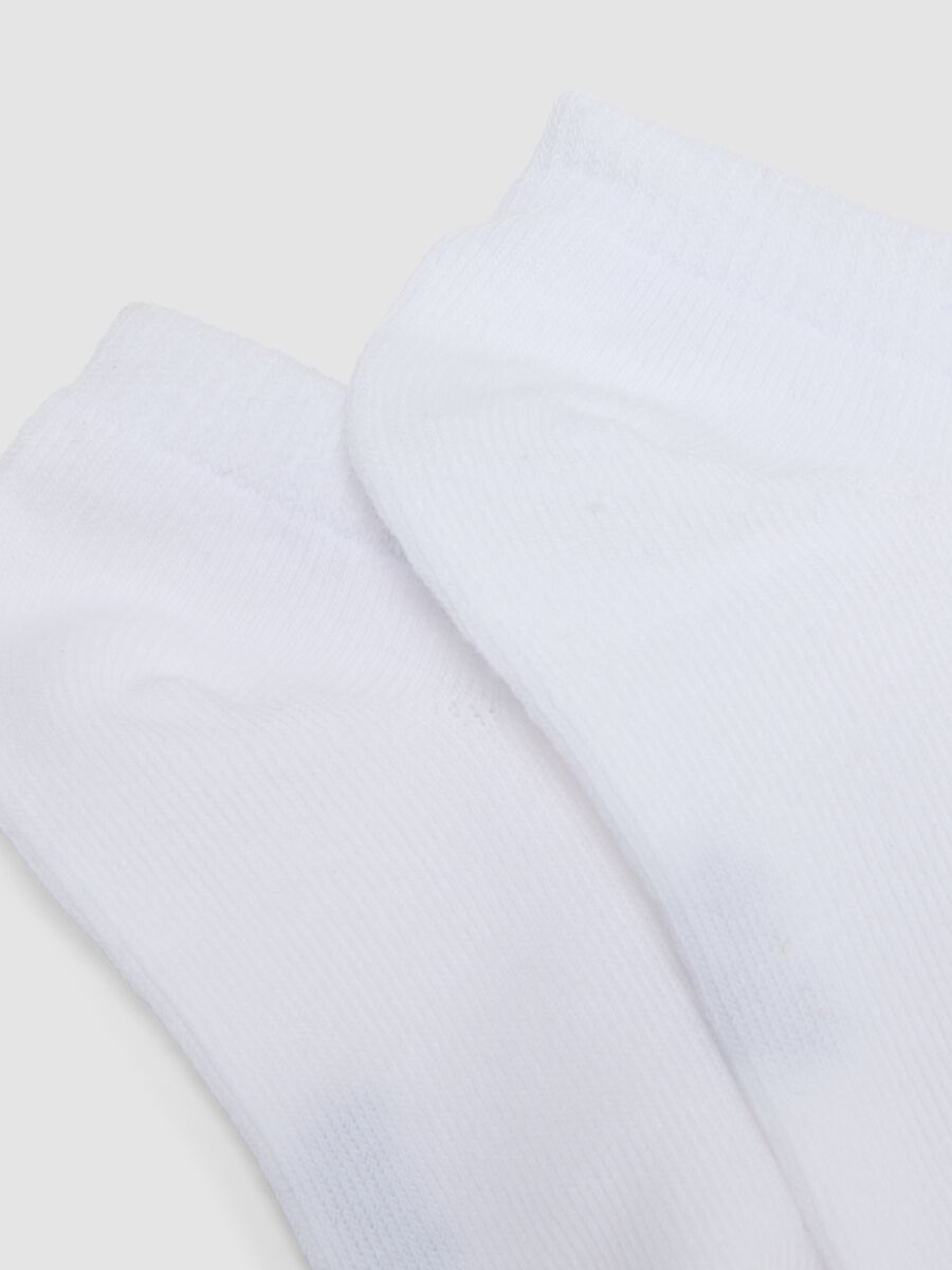 Multipack calzini in misto cotone bianco da bambino regular fit_1
