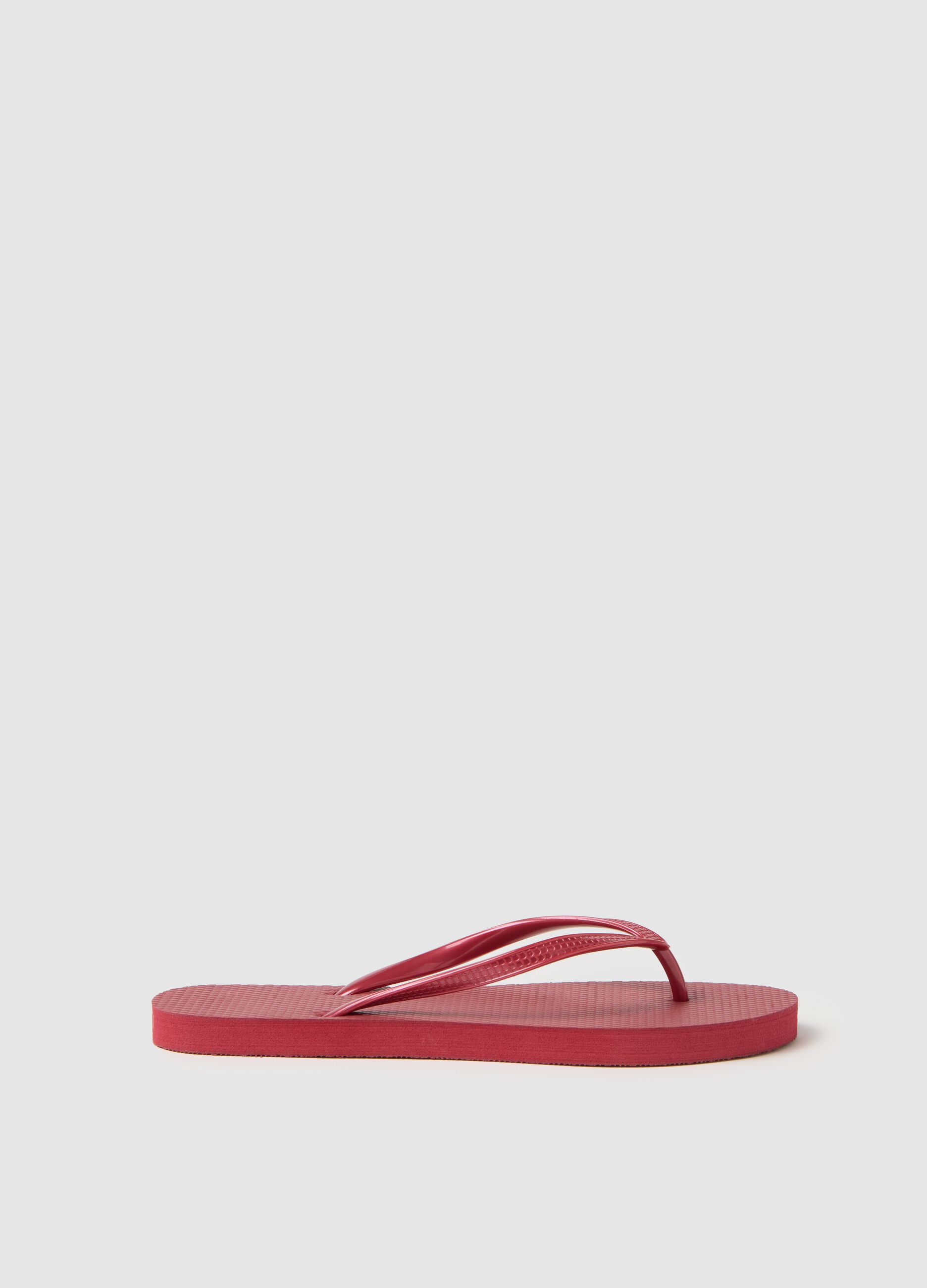 Infradito da donna in misto materiali rosse