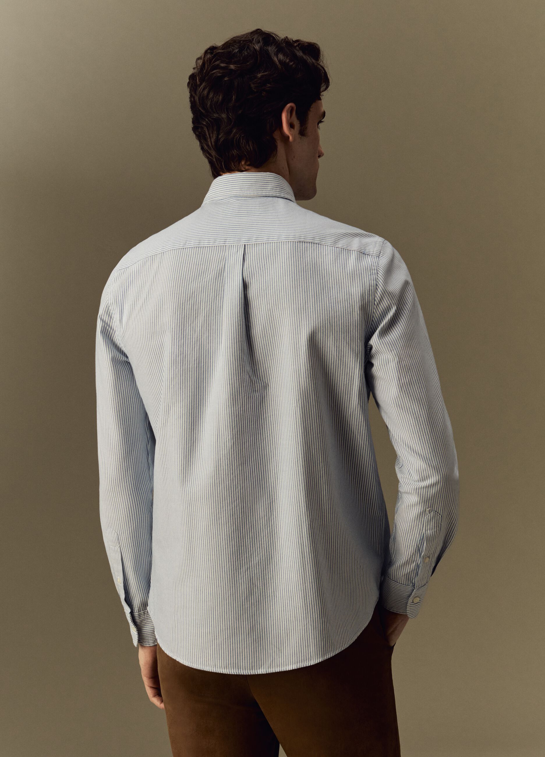 Camicia in cotone oxford a righe_2
