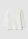 White crew-neck T-shirt in pure organic cotton_1