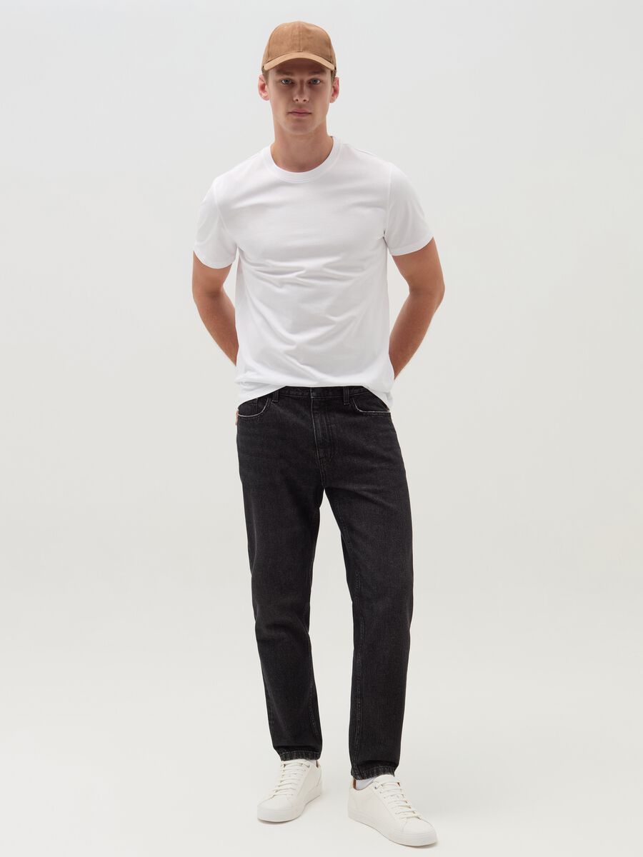 Jeans relaxed fit cinque tasche_0
