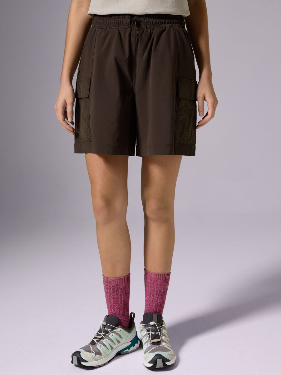 ALTAVIA WITH DEBORAH COMPAGNONI wide-leg cargo shorts_1