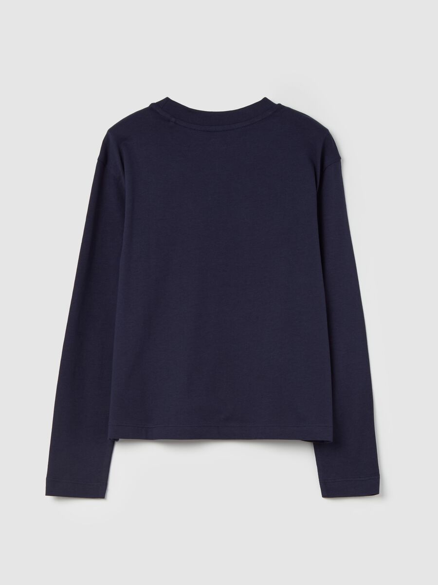 T-shirt con maniche lunghe e stampa_4