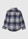 Flannel shirt with check pattern_1