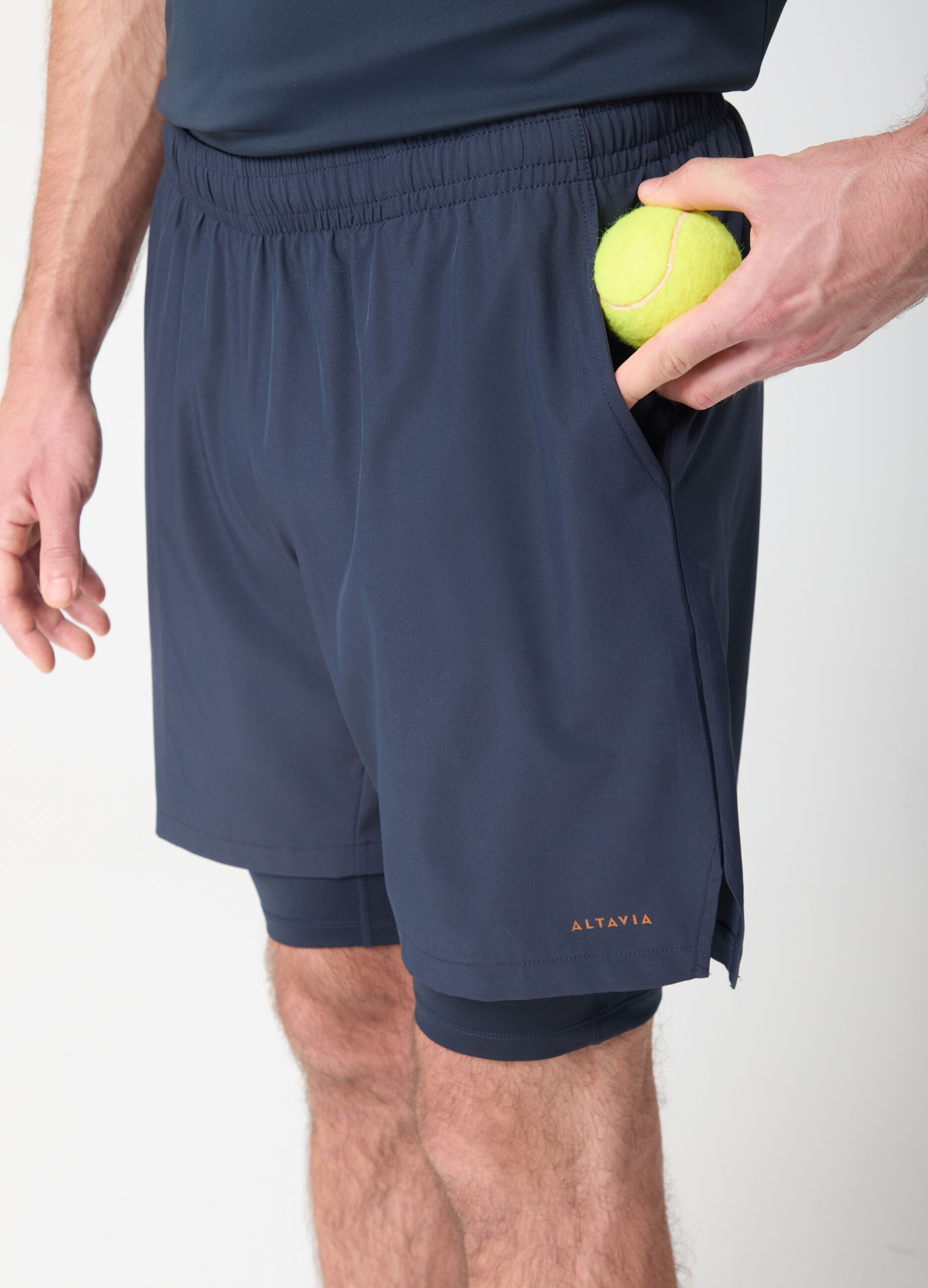 ALTAVIA COURT Sport Shorts with Fitted Technical Inner Shorts