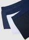Pack of three multicoloured stretch cotton boxers regular fit_1