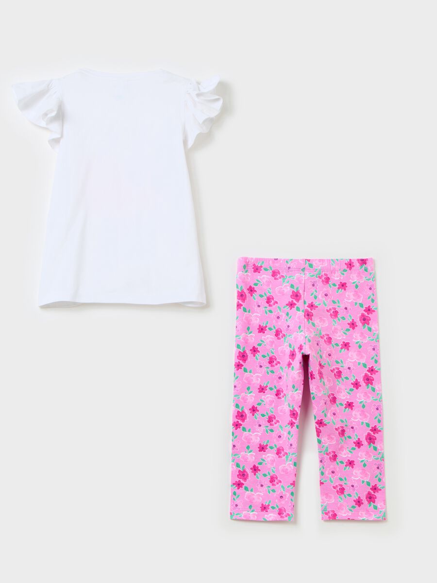Stretch cotton jogging set with Marie print_1