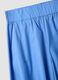 Long sky-blue skirt in pure cotton_1