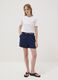 White pure cotton short-sleeve T-shirt_0