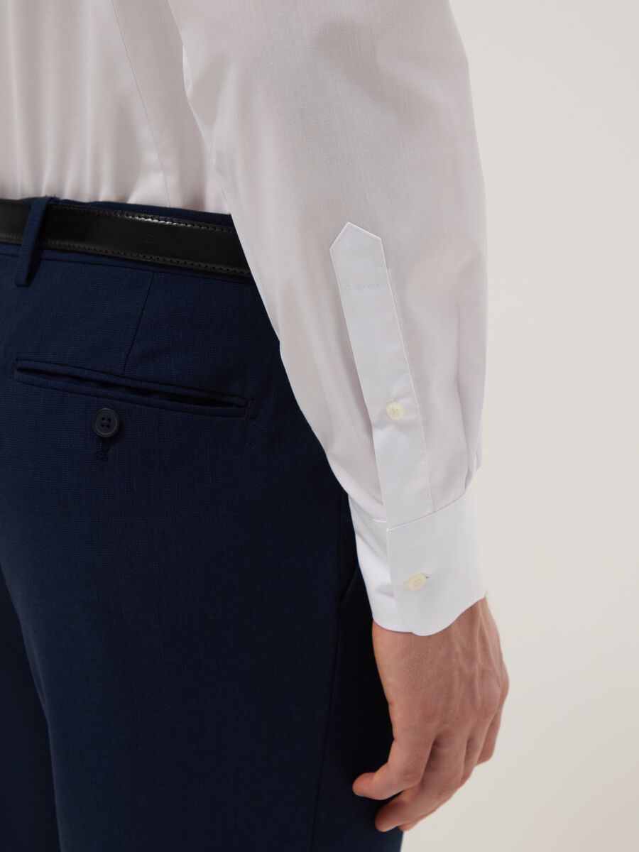 Camicia a maniche lunghe bianca slim fit_3