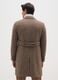Brown Check Long Coat Regular Fit_2