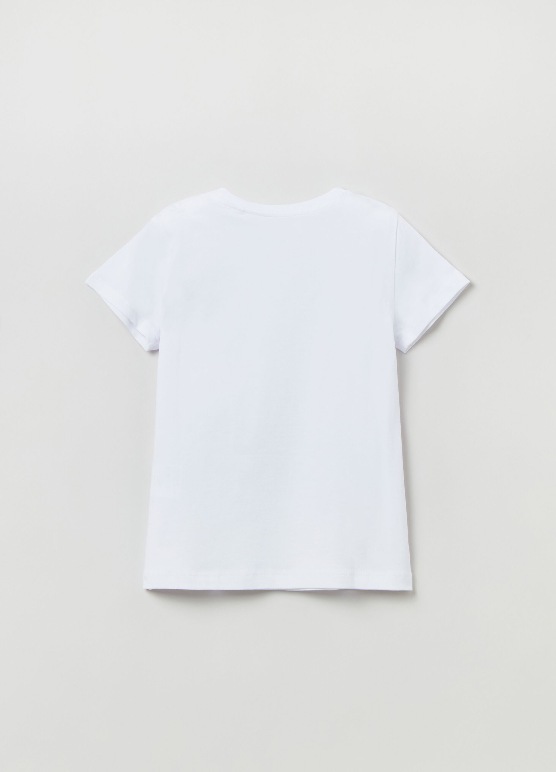 T-shirt in cotone tinta unita_1