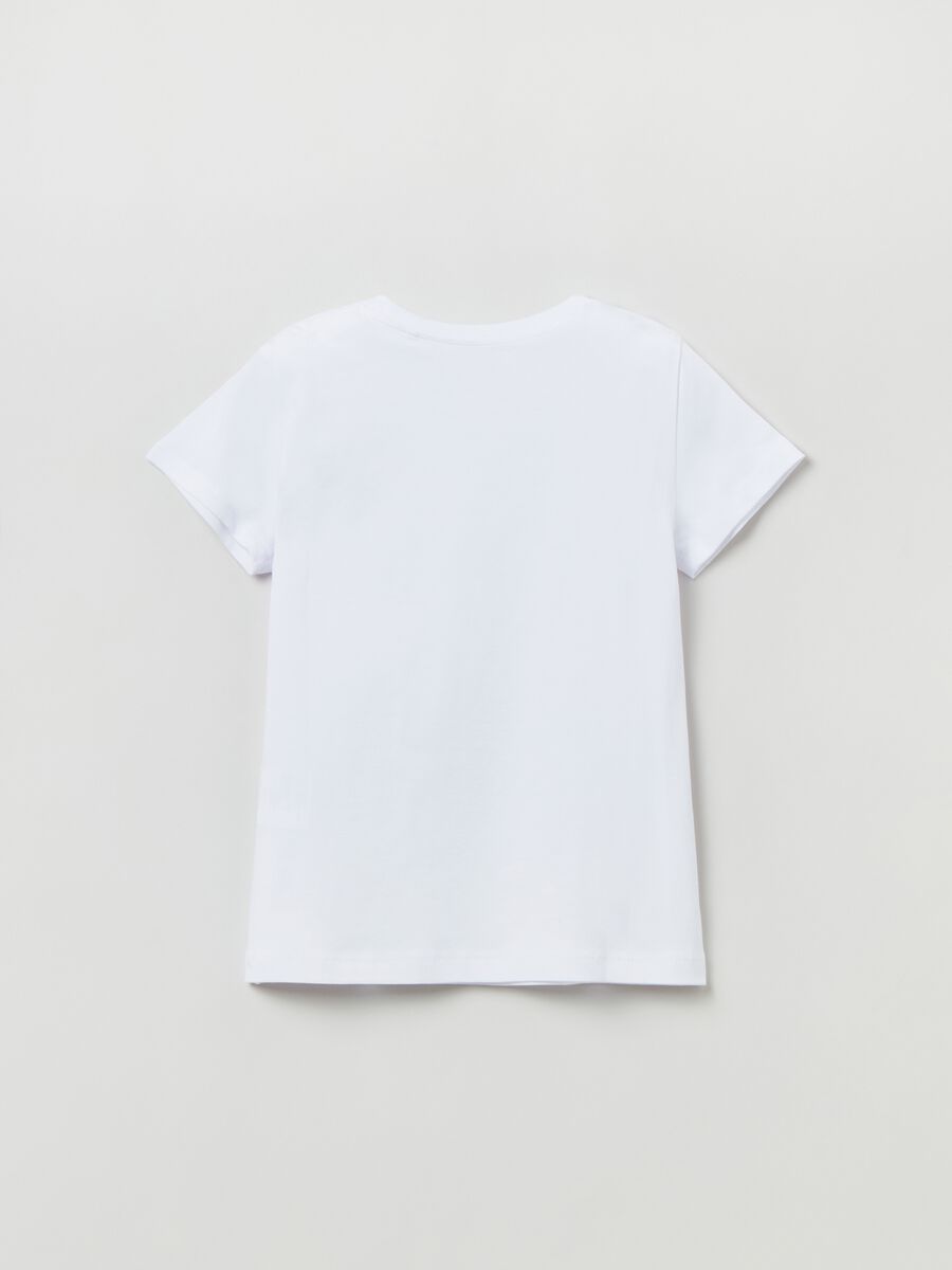 T-shirt in cotone tinta unita_1