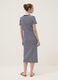 Abito maxi blu in cotone elasticizzato a righe_3