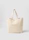 Beige pure cotton shopper bag with embroidery_1