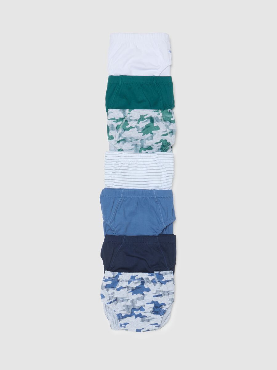 Set multipack slip da ragazzo in puro cotone multicolore regular fit_2