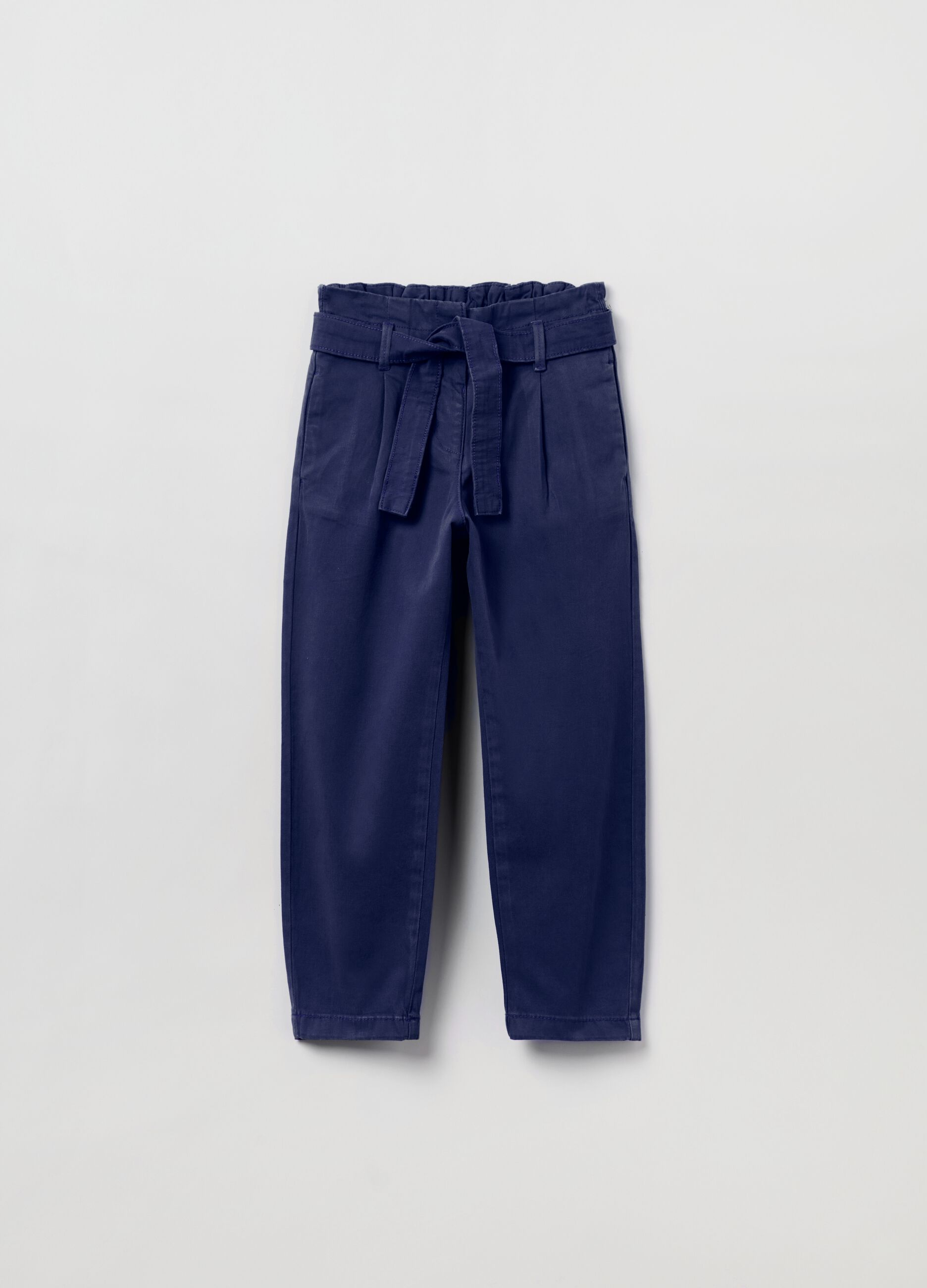 Jeans paper bag con cintura_0
