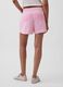 Cotton-blend shorts with elasticated waist_1