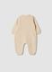 Sand romper in pure organic cotton with buttons and Chip & Dale embroidery_1
