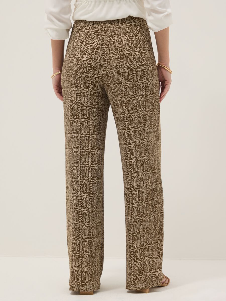 Brown maternity trousers relaxed fit_2