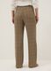 Brown maternity trousers relaxed fit_2