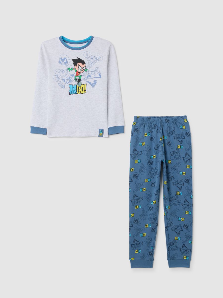 Children's pyjamas in multi-coloured cotton blend regular fit_0