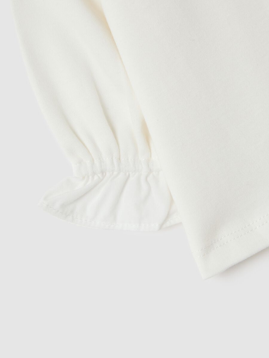 White pure cotton baby top regular fit_2