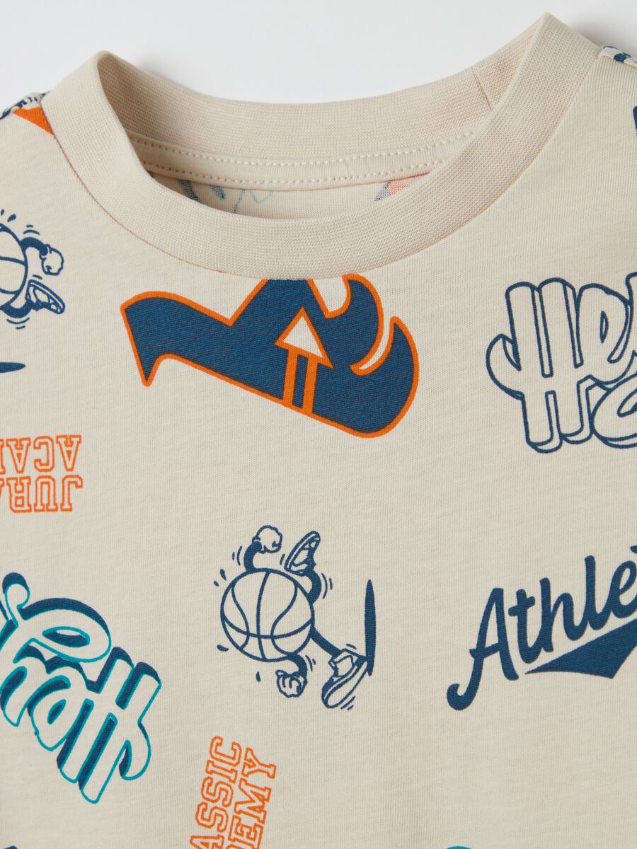T-shirt with long sleeves and all-over print_2