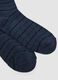 3-pack of long blue socks in stretch organic cotton_2